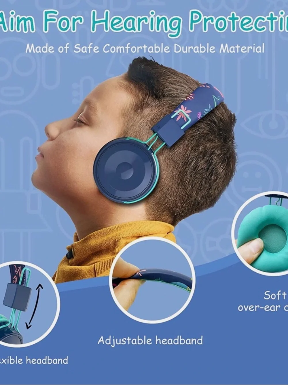 (2) Baseman Kids Headphones